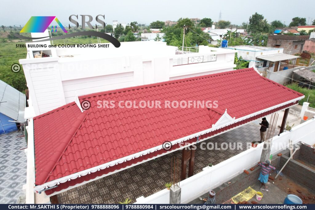 SRS kerala model house roofings